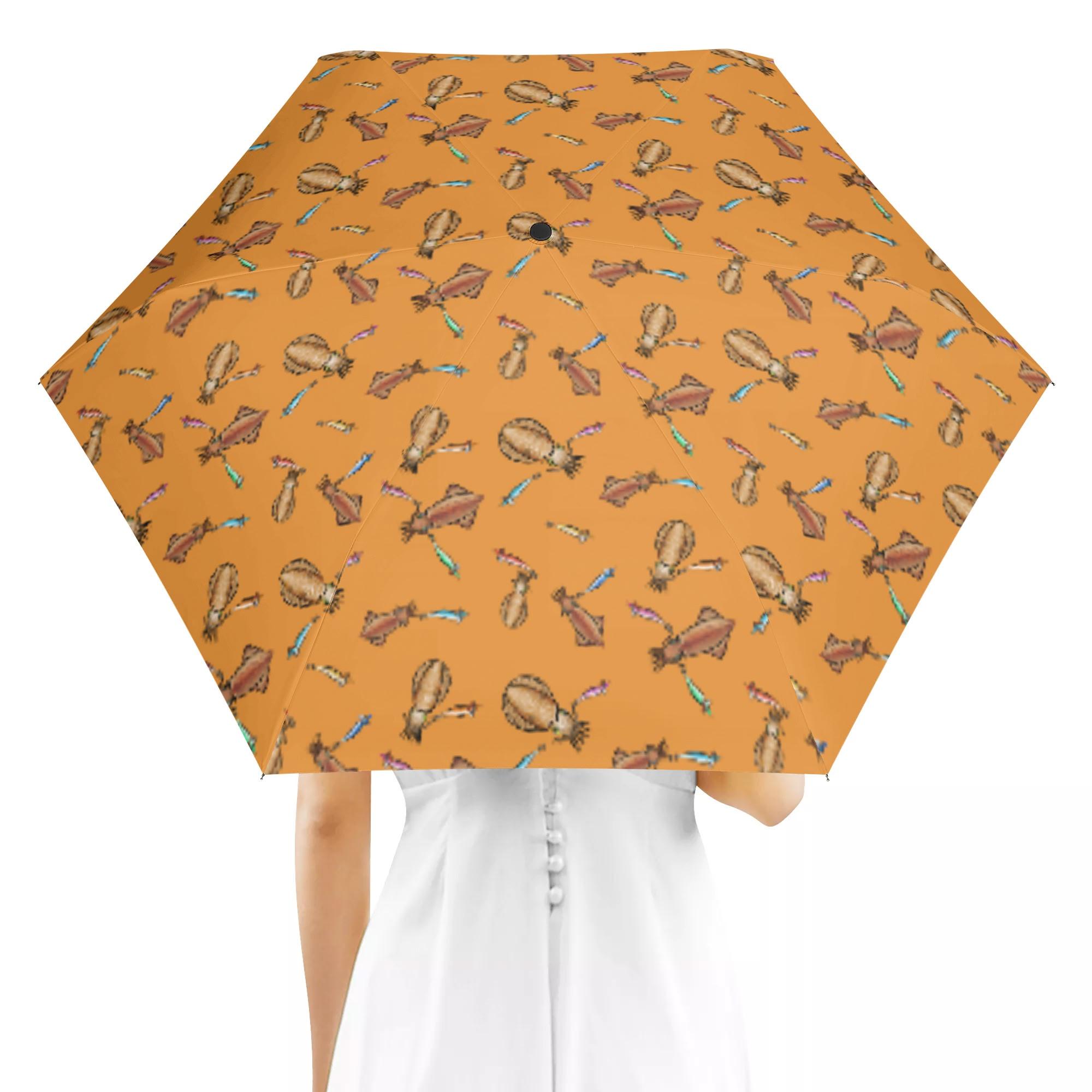 IKA_CGY_AO(折り畳み傘 外面デザイン) 折り畳み傘 外面デザイン ユニセックス アクセサリー 全て 海 釣..