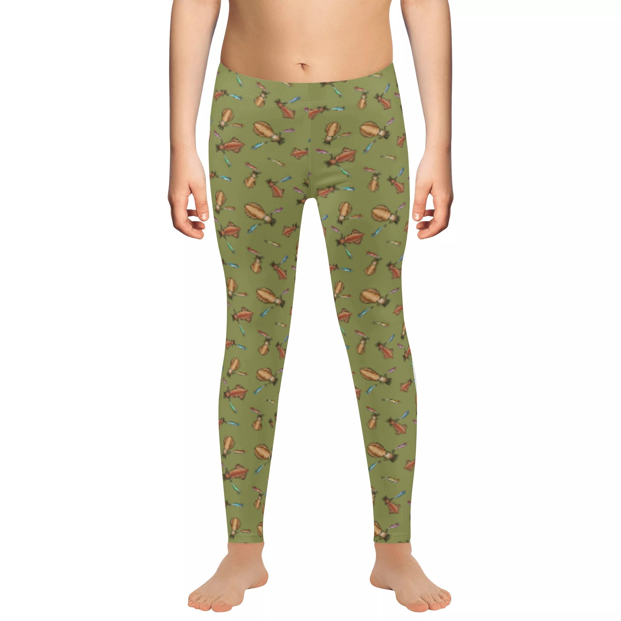 IKA_CG_KLG(キッズレギンス 10分丈) キッズレギンス 10分丈 キッズ 全て 海 釣り 海釣り 魚釣り アオリ..