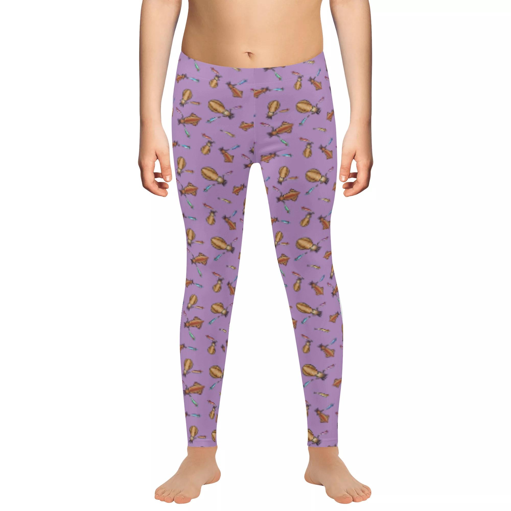 IKA_CLP_KLG(キッズレギンス 10分丈) キッズレギンス 10分丈 キッズ 全て 海 釣り 海釣り 魚釣り アオ..