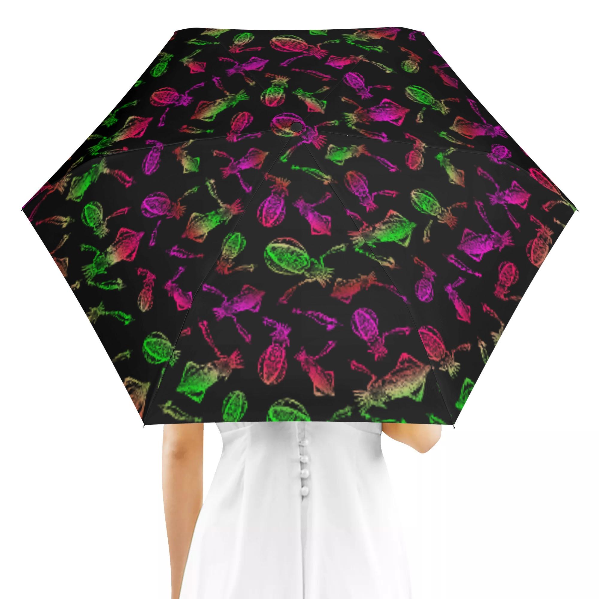 IKA_U14_AO(折り畳み傘 外面デザイン) 折り畳み傘 外面デザイン ユニセックス アクセサリー 全て 海 釣..