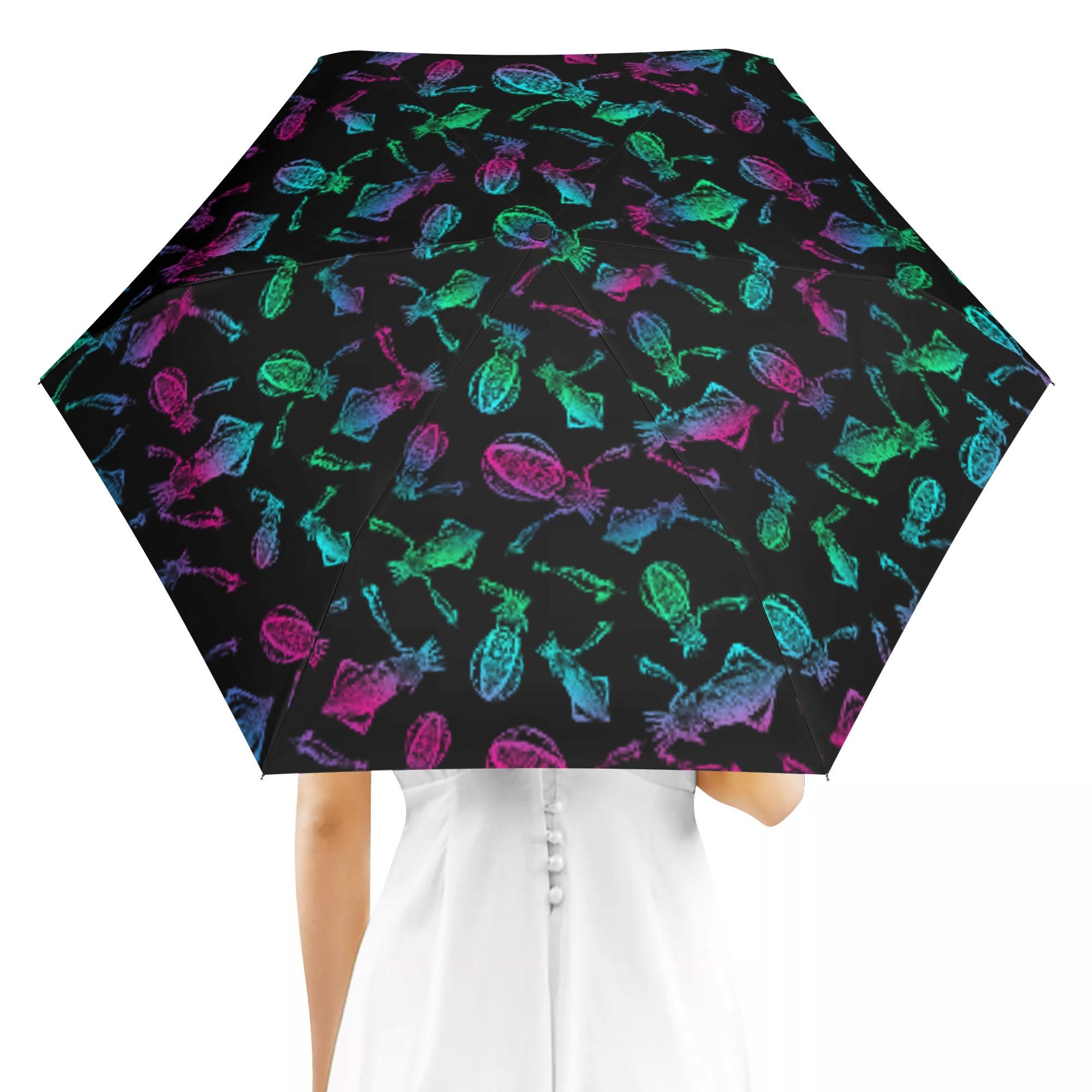 IKA_U16_AO(折り畳み傘 外面デザイン) 折り畳み傘 外面デザイン ユニセックス アクセサリー 全て 海 釣..