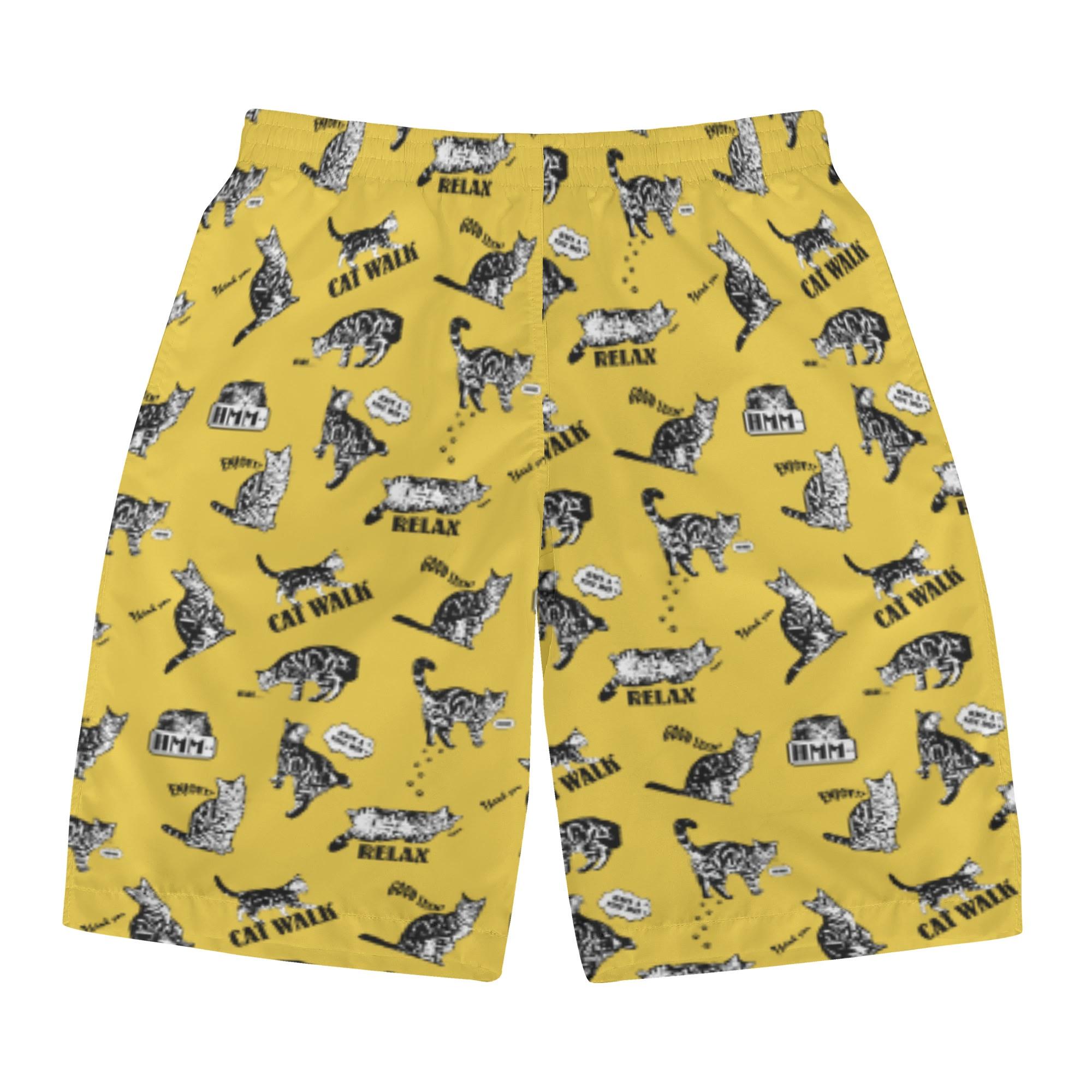 CAT_KD_MSP(メンズサーフパンツ) メンズサーフパンツ メンズ 全て 猫 ネコ ねこ CAT ペット アニマル 動物 アメショ アメショー アメリカンショートヘア nekototuribito _ID018