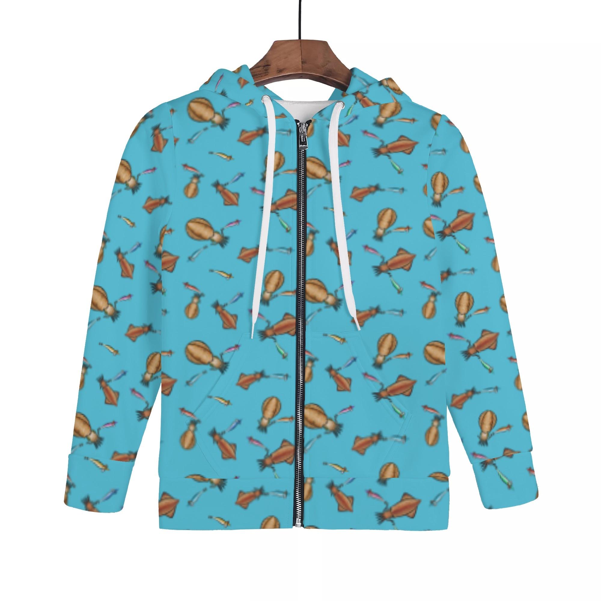 IKA_CTB_KJP(キッズジップアップフードパーカー) キッズジップアップフードパーカー キッズ 全て 海 釣..