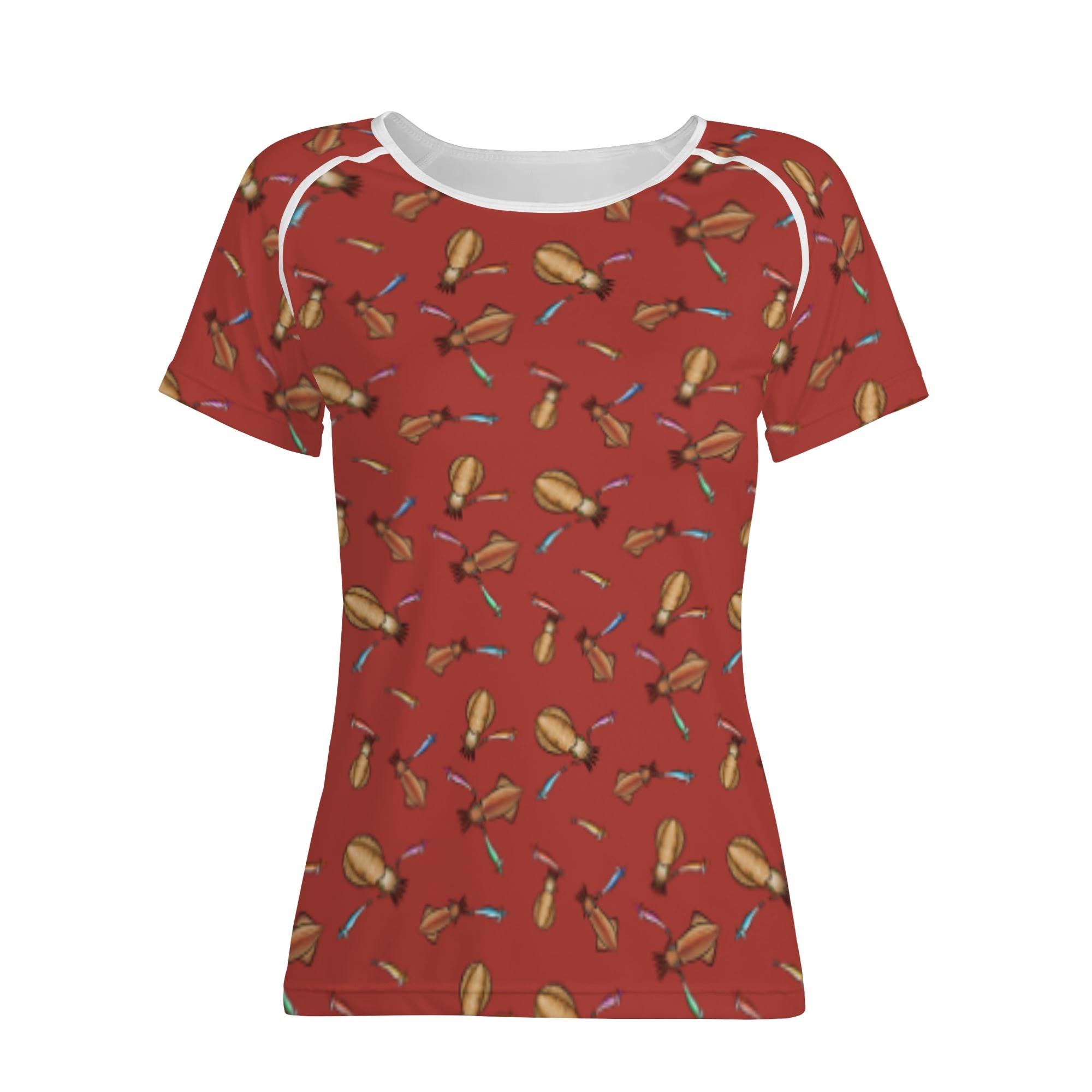 IKA_CCR_LT(レディースフルプリントTシャツ) レディースフルプリントTシャツ レディース 全て 海 釣り ..