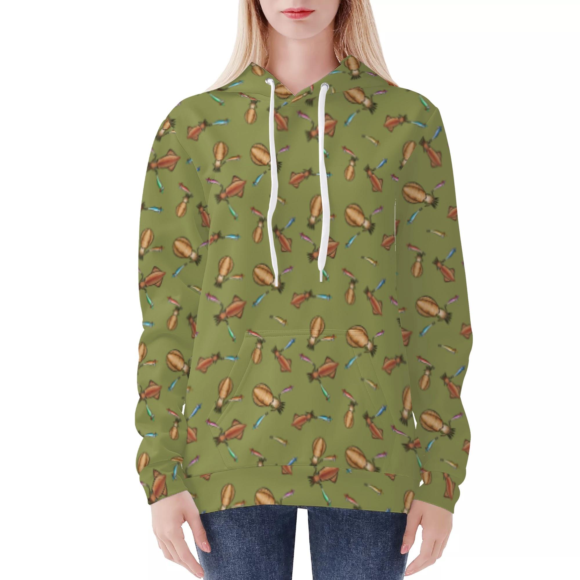 IKA_CG_LP(レディースフードパーカー) レディースフードパーカー レディース 全て 海 釣り 海釣り 魚釣..