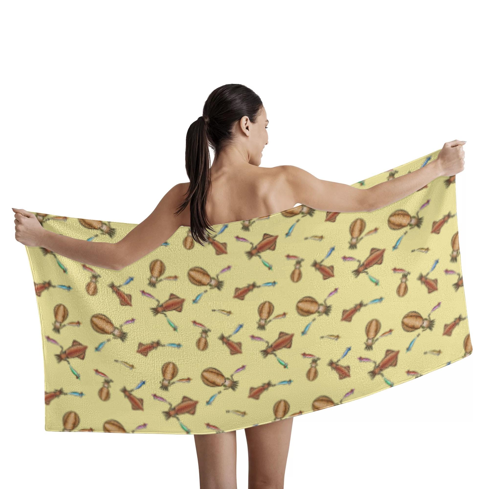 IKA_CY_BT(バスタオル) バスタオル ユニセックス ホームデコレーション 全て 海 釣り 海釣り 魚釣り ア..