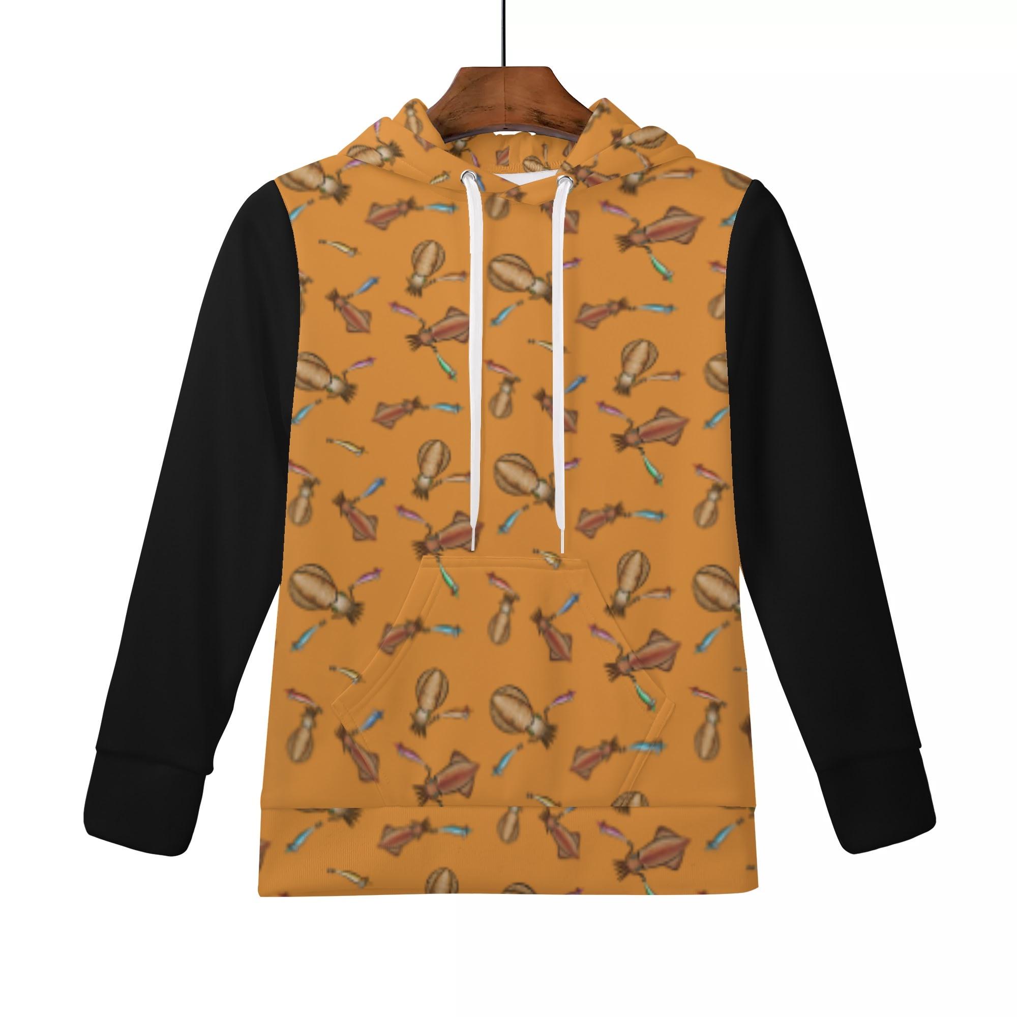 IKA_CGY_K_KP(キッズフードパーカー) キッズフードパーカー キッズ 全て 海 釣り 海釣り 魚釣り アオリ..