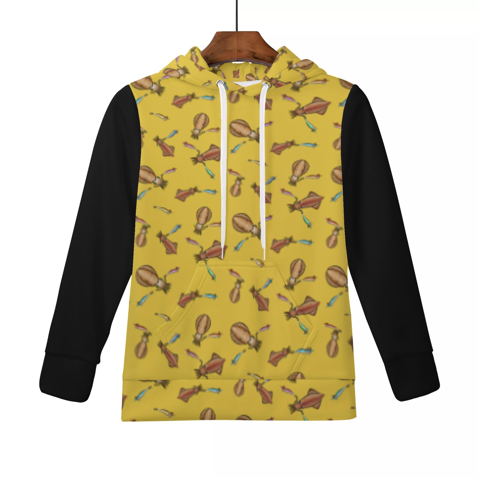 IKA_CD_K_KP(キッズフードパーカー) キッズフードパーカー キッズ 全て 海 釣り 海釣り 魚釣り アオリ..