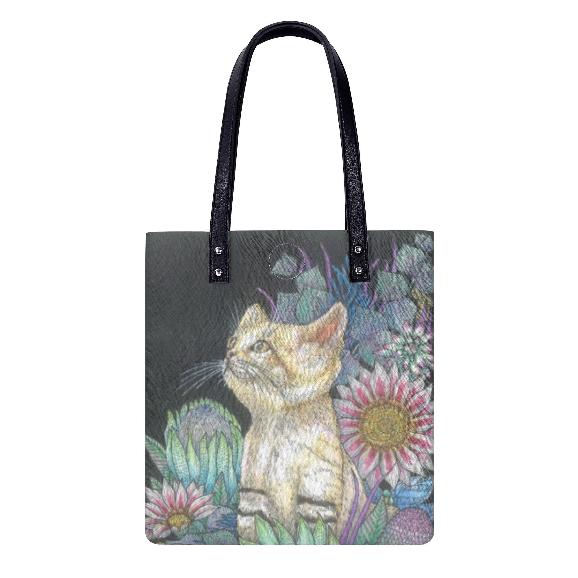 TAKE THE FIRST STEP / 新たな一歩(PUレザーハンドバッグ) PUレザーハンドバッグ ユニセックス バッグ ..