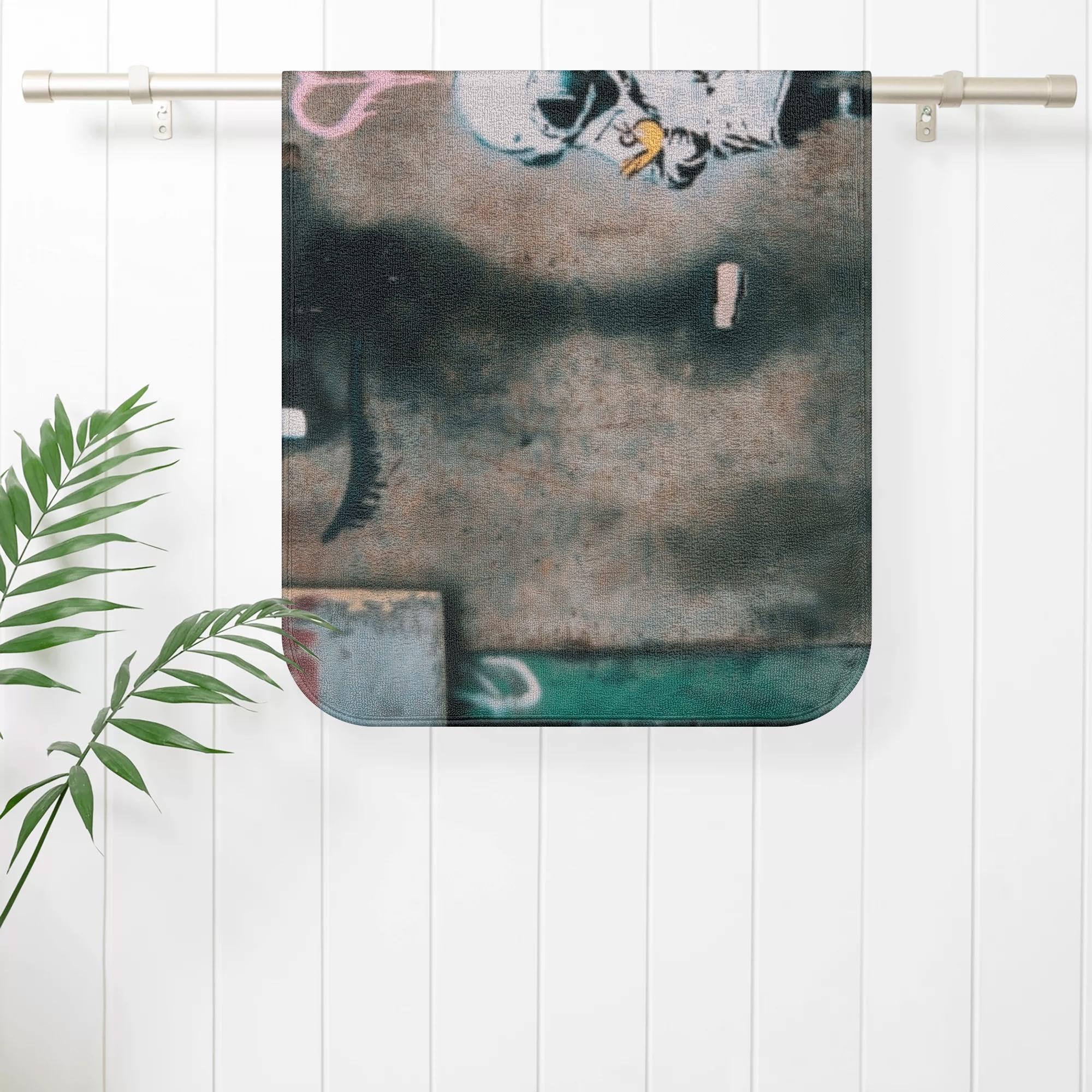 Banksy バンクシー スペースガール アンド バード Space Girl and Bird(フェイスタオル) フェイスタオ..