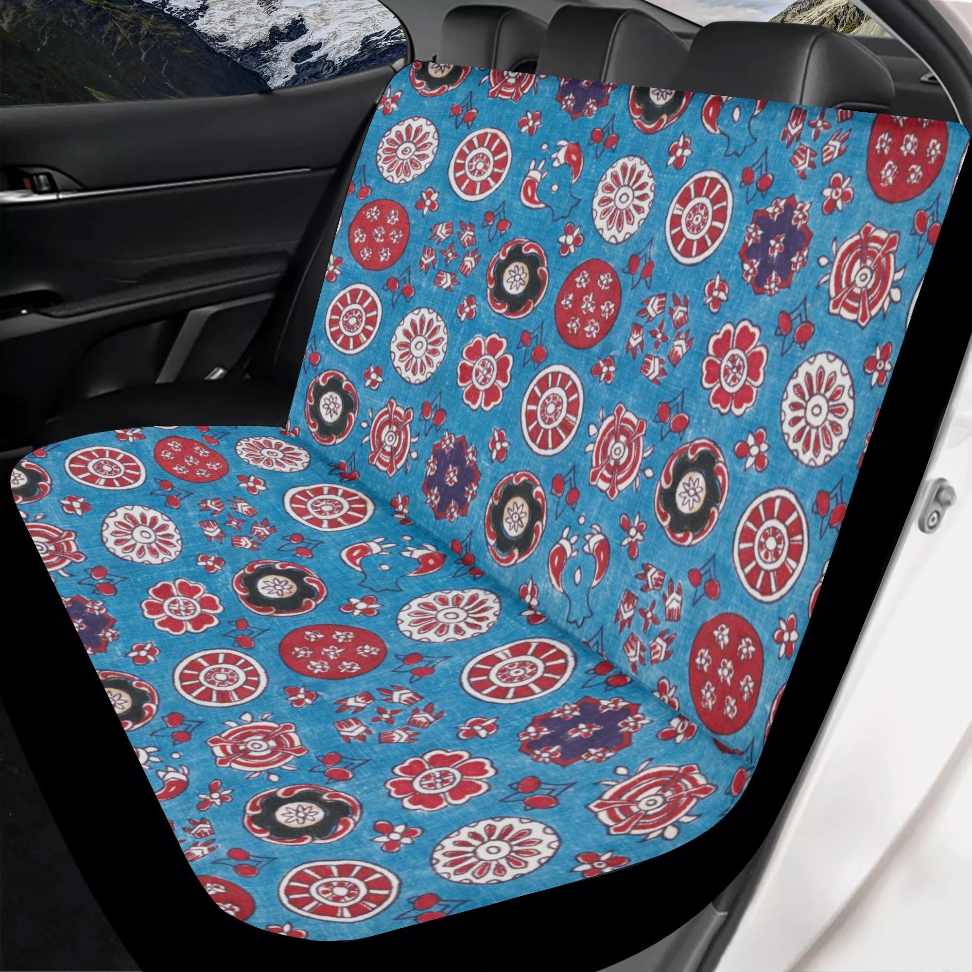 インド更紗(カーシートカバー後部座席) カーシートカバー後部座席 ユニセックス ホームデコレーション ..