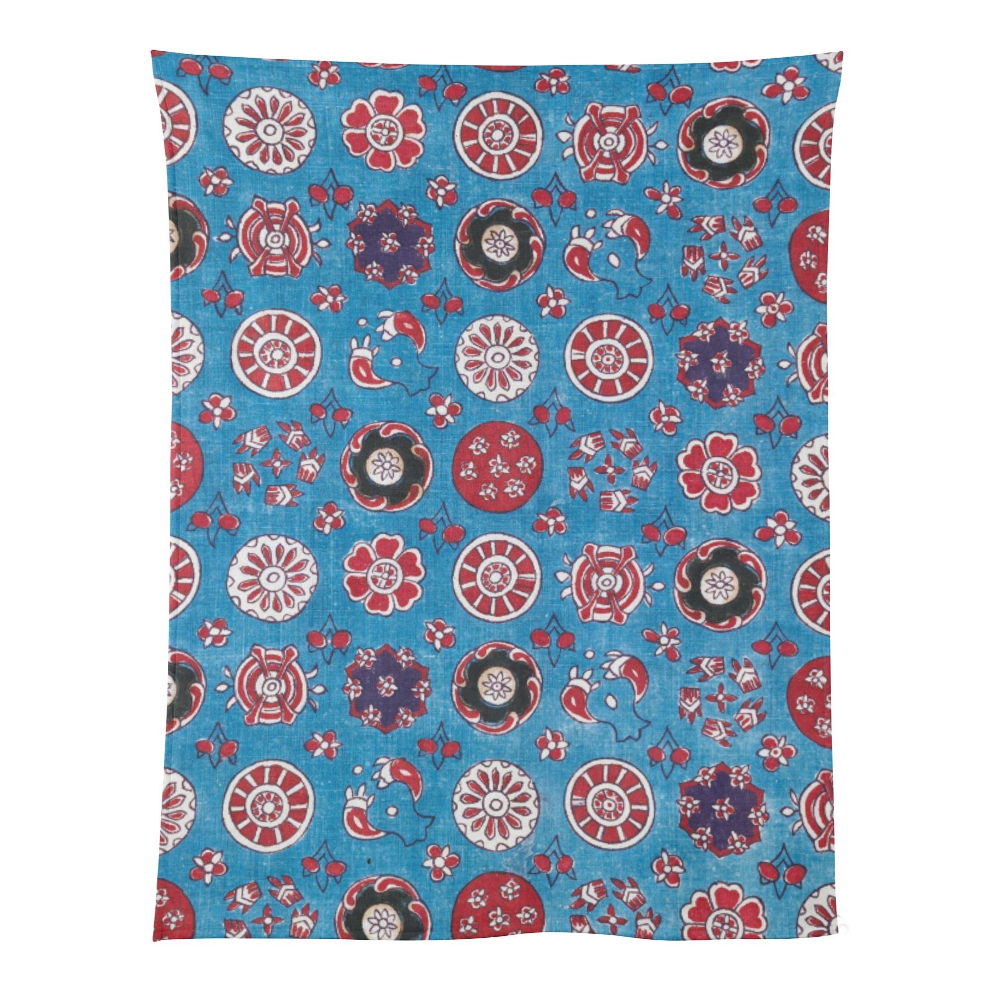 インド更紗の柄(ベビーブランケット) ベビーブランケット ユニセックス ホームデコレーション アート ..