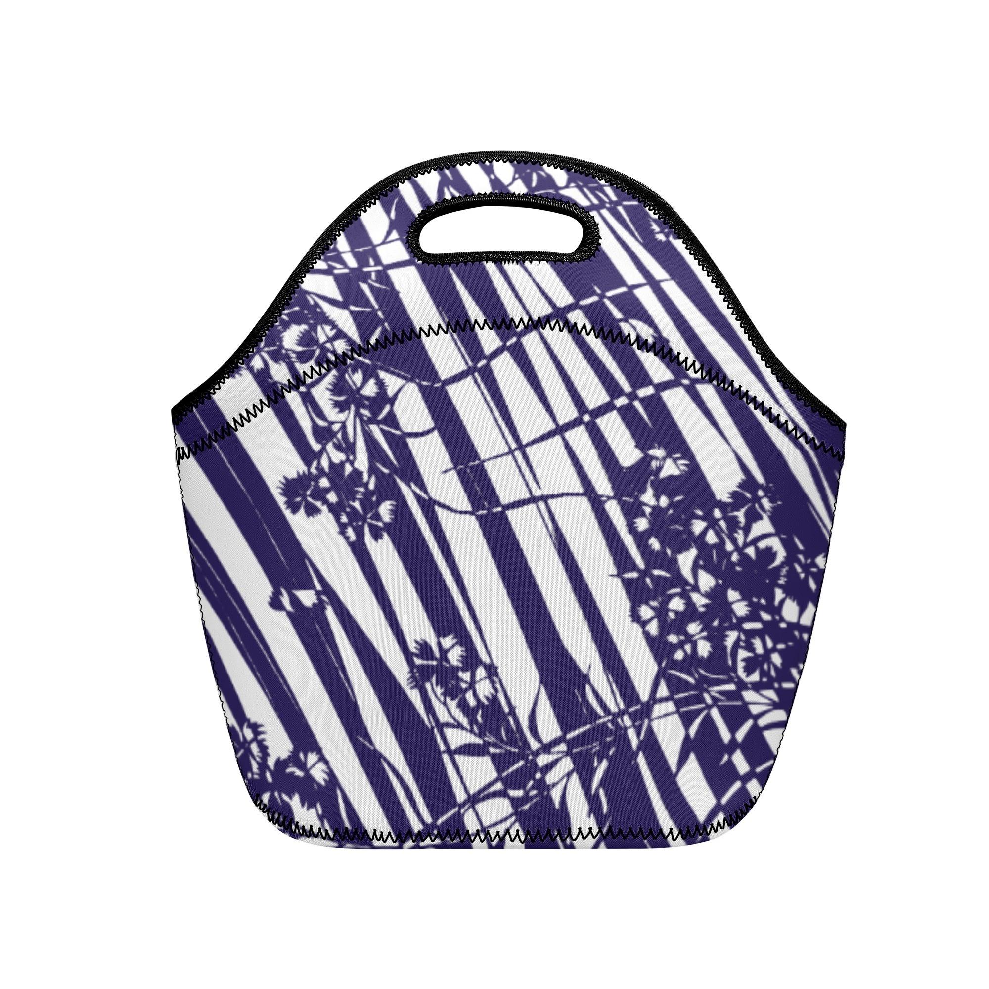 竹と撫子(ランチバッグ) ランチバッグ ユニセックス バッグ アート 和風 和 模様 和柄 着物 布 江戸時..