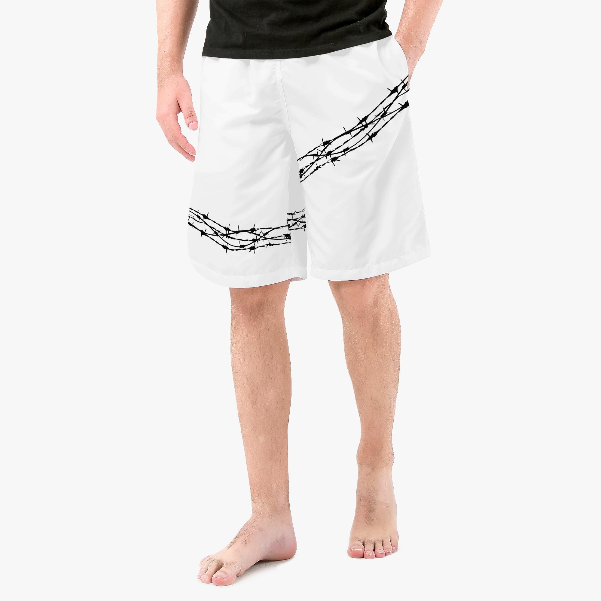 Wire design(メンズサーフパンツ) メンズサーフパンツ メンズ アート ハート ストリート ワイヤー Golazo14 _ID018