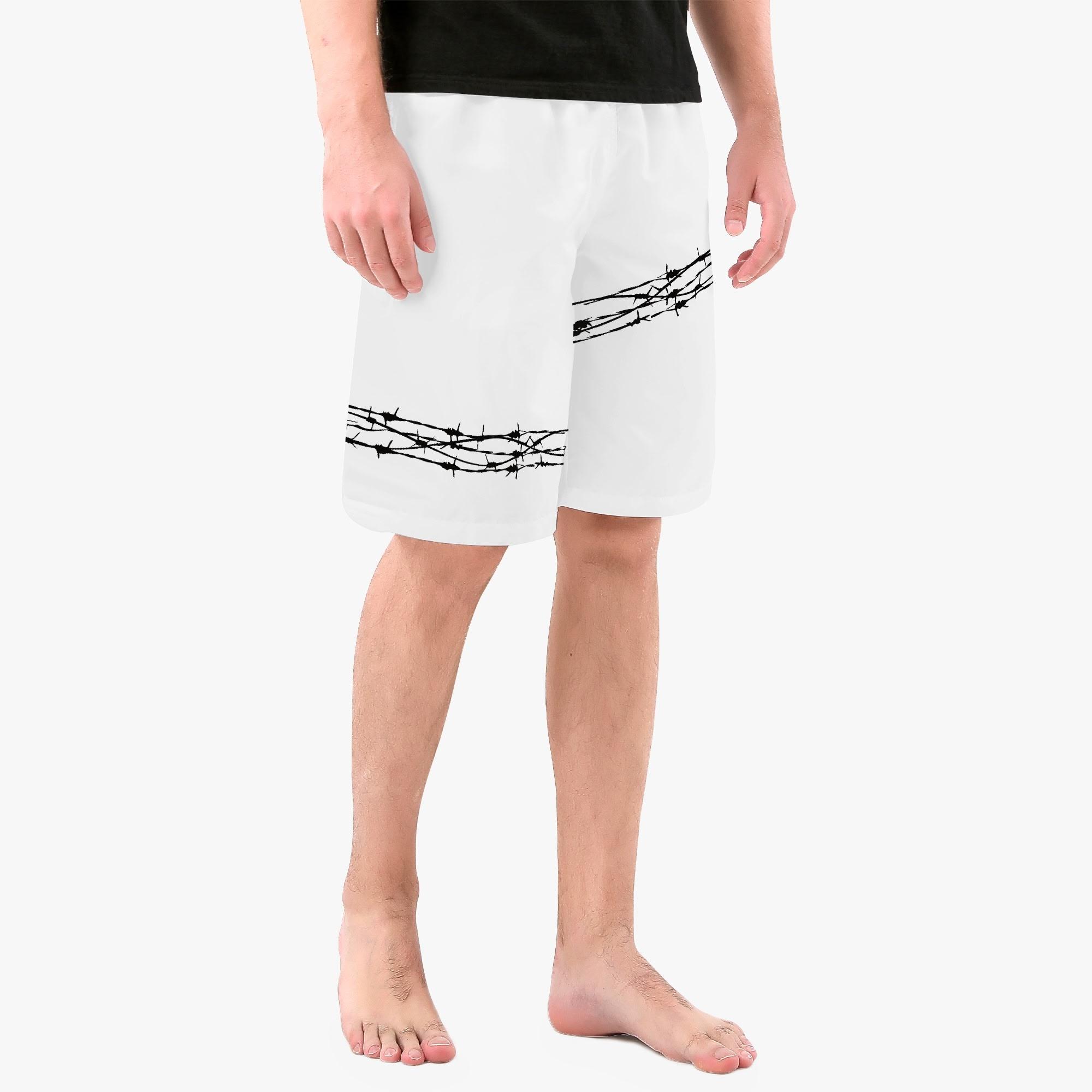 Wire design(メンズサーフパンツ) メンズサーフパンツ メンズ アート ハート ストリート ワイヤー Golazo14 _ID018