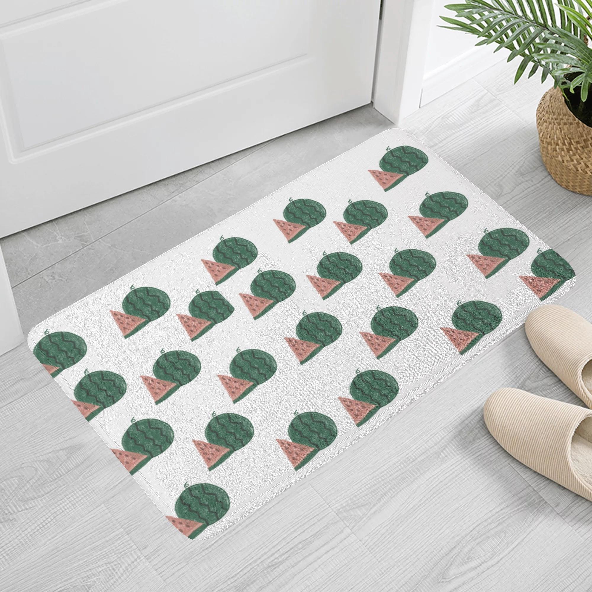 すいか いっぱいver.(ふんわりドアマット) ふんわりドアマット ユニセックス ホームデコレーション 全..