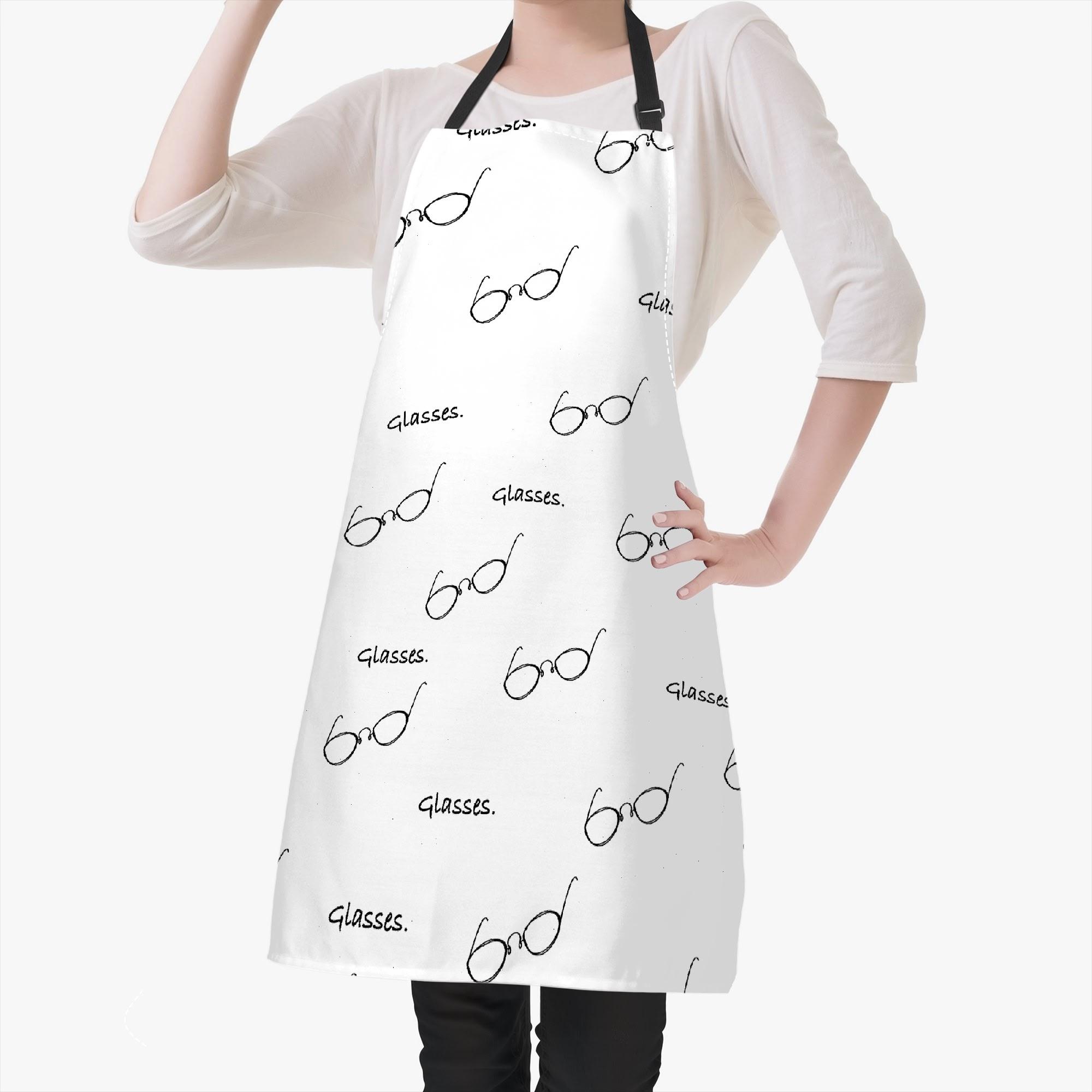 メガネ(エプロン) エプロン ユニセックス ホームデコレーション 全て アート メガネ 眼鏡 松浦はれ _ID..
