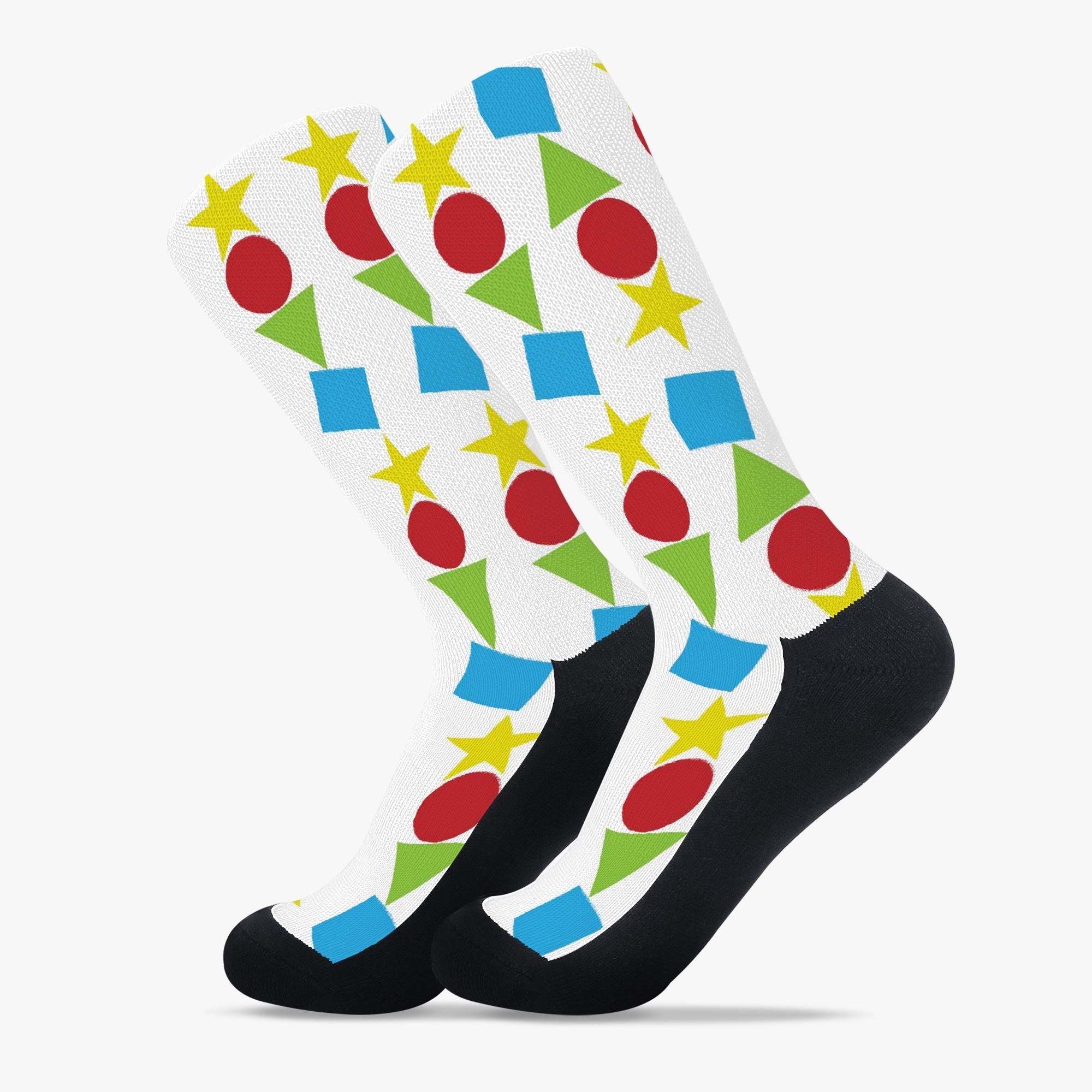 ZUKEI(ソックス) ソックス ユニセックス アクセサリー アート カラフル colorful 図形 ずけい 松浦はれ _ID018