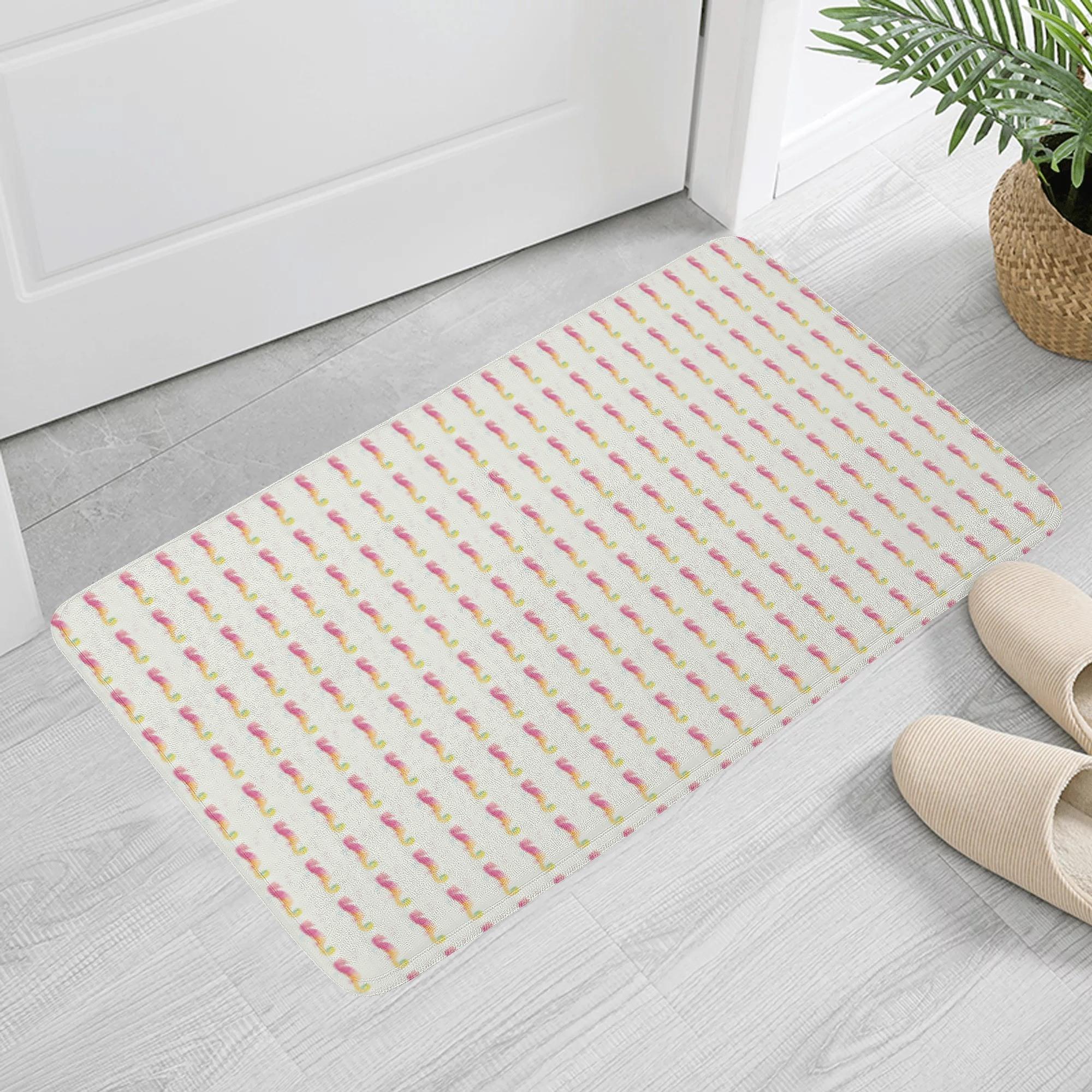 タツノオトシゴ(ふんわりドアマット) ふんわりドアマット ユニセックス ホームデコレーション 動物 犬車 _ID018