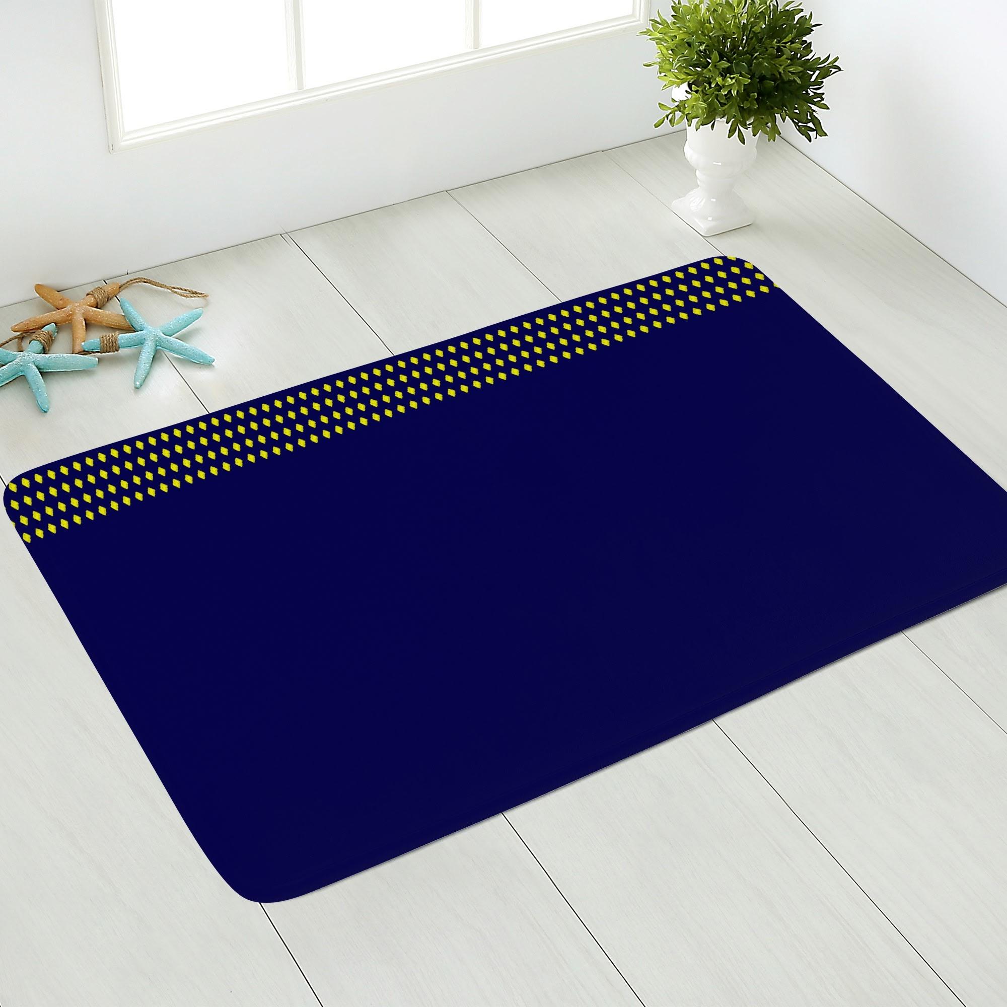 夜空色のマットYE(ドアマット) ふんわりドアマット ユニセックス ホームデコレーション 全て アート nie _ID018