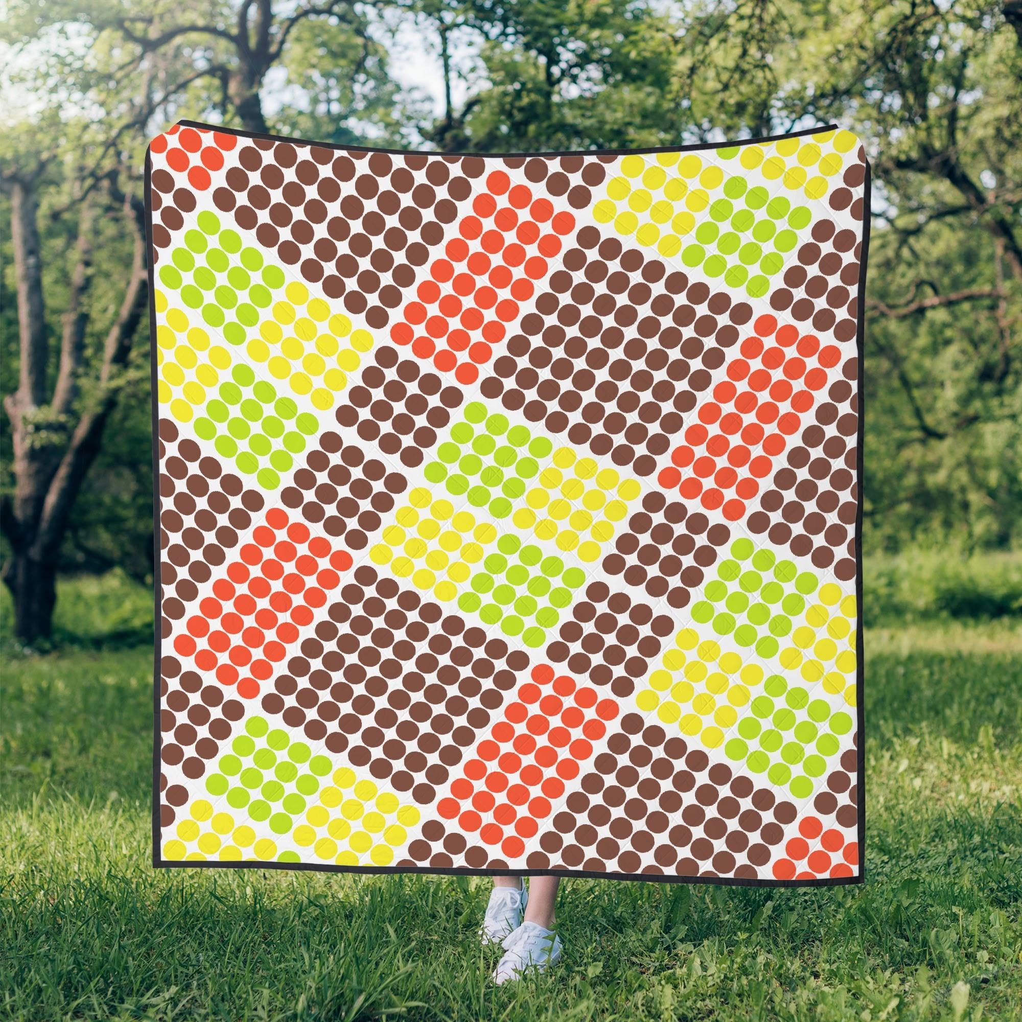 カラフルドット柄(夏布団) 夏布団 ユニセックス ホームデコレーション アート ドット柄 カラフル cut _ID018