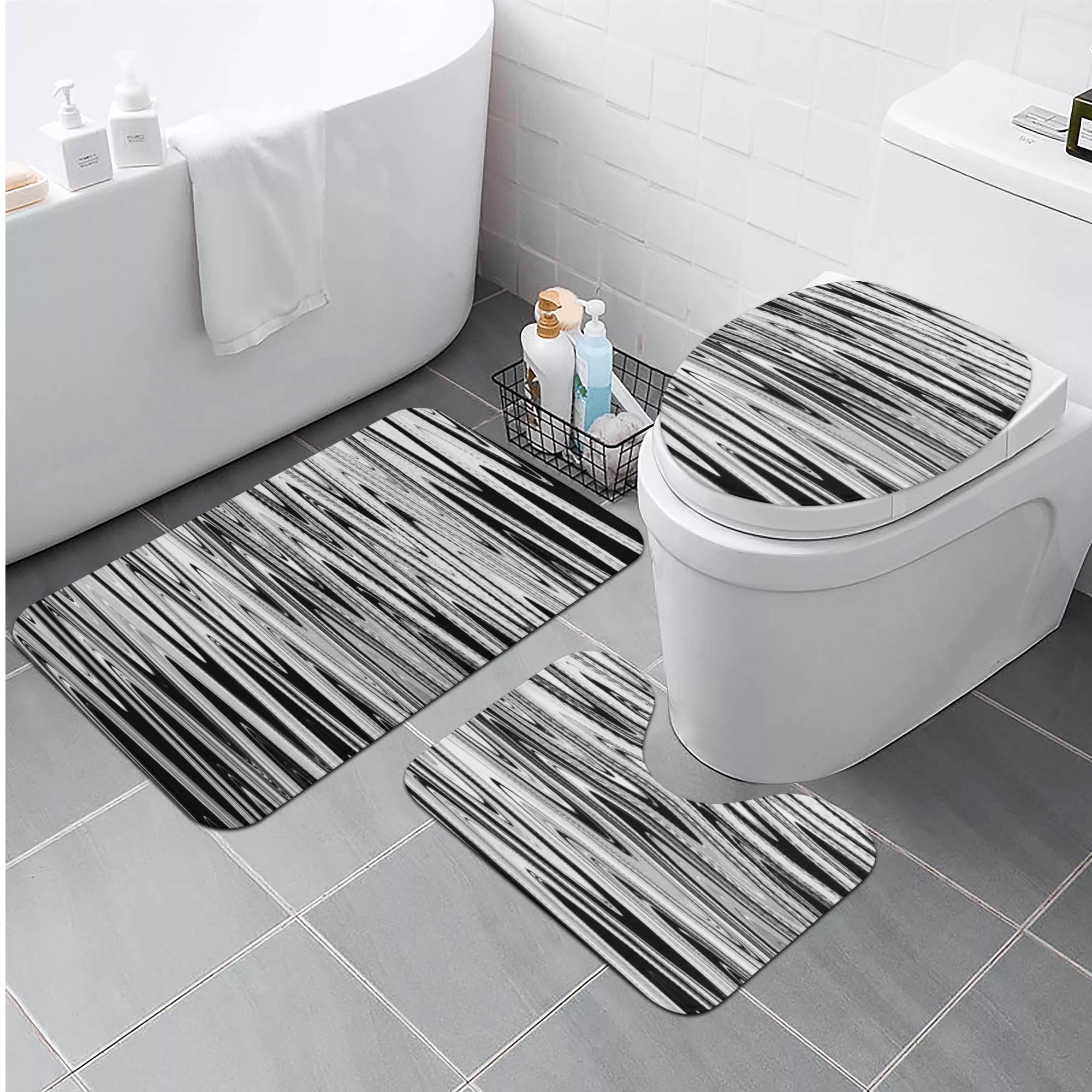 メンズにおすすめ❗️❗️ シックなトイレマットセット(トイレマットセット) トイレマットセット ユニセッ...