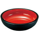 尺2 ABS こね鉢/調理器具 【外黒内朱天黒 A】 直径360mm×95mm 日本製 〔和食 レストラン 店舗 お店〕【代引不可】
