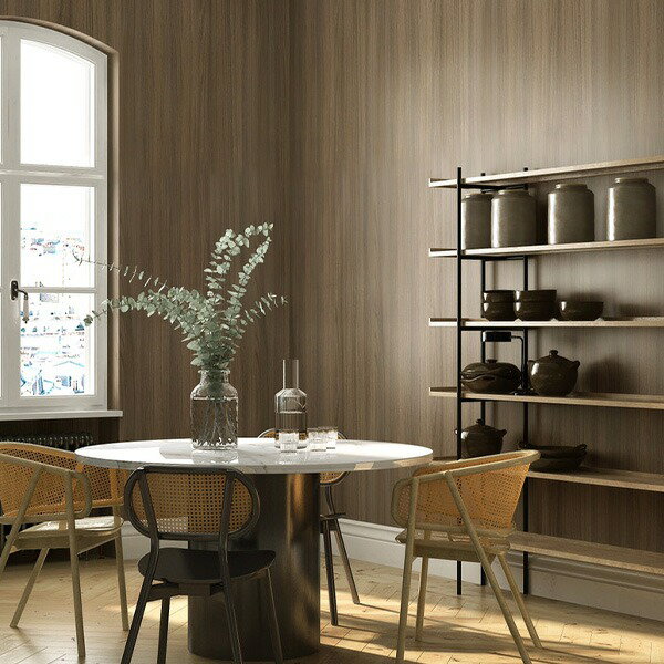 【幅120cm】2.5m巻 リメイクシート 壁紙 シール 人気ブラウンウッド ウォールデコシートWL-7019_ID014