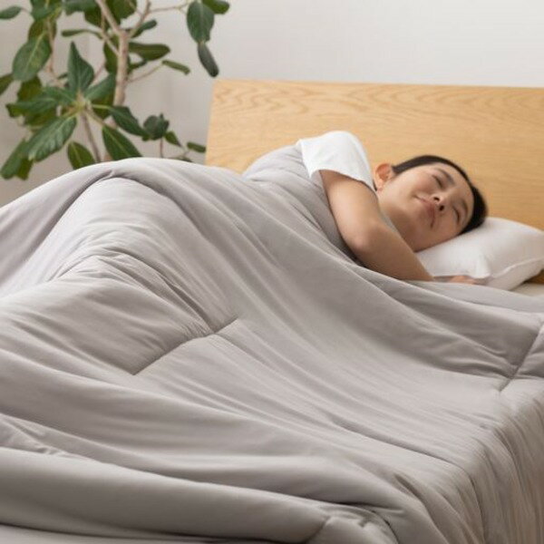 ブランケット 寝具 セミダブル 約160×200cm グレージュ 洗える mofua 雲につつまれる ...