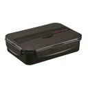 【40個セット】 アスベル Nランタス ランチボックス(バッグ付) 950ml ブラック TLB-950