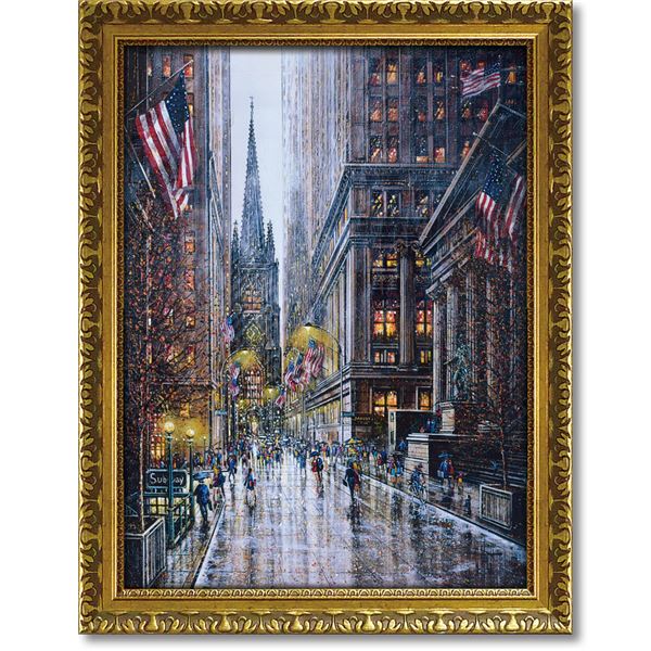 ユーパワー ギィ・デサップ Gel加工 アートフレーム 「ウォール ストリート」_ID014