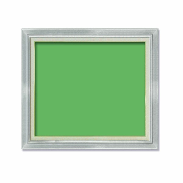 〔 油額 〕 油絵額 キャンバス額 金の油絵額 銀の油絵額 M20号 727×500mm シルバー 額 額縁 フレーム_ID014