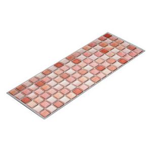 【160個セット】 モザイク タイルシール/インテリア用品 【クリアピンク 1枚入】 約37.6×13.4cm 接着剤不要 簡単カット 【160個セット】 モザイク タイルシール/インテリア用品 【クリアピンク 1枚入】 約37.6×13.4cm 接着剤不要 簡単カット