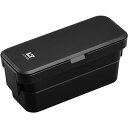 アスベル お弁当箱 2段 ランタス バッグ付 ブラック WS-T800(3)