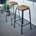 ハイスツール 1脚 カウンターチェア 完成品 背もたれなし スチール アイアン インダストリアル おしゃれ チェア 椅子 バーチェア 足置き フットレスト ID012