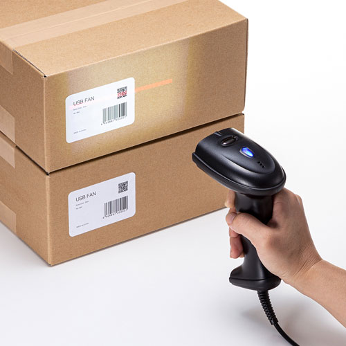 日栄インテック X1950HDWR (2次元) ガン型スキャナ 高密度レンジ RS232C接続[本体色：白]