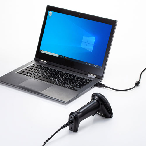 日栄インテック X1950HDWR (2次元) ガン型スキャナ 高密度レンジ RS232C接続[本体色：白]