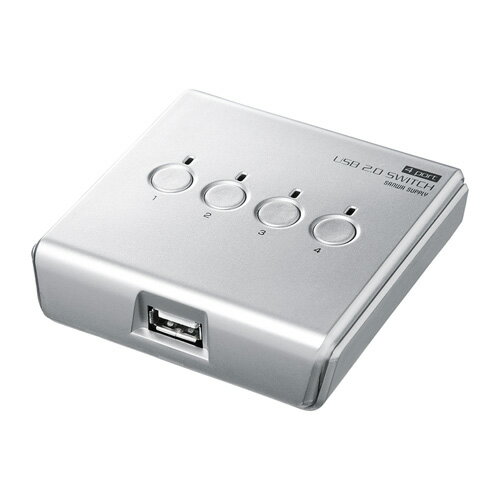 USB2.0蓮ؑ֊ 4H 4̃p\R1USB2.0Ή@؂ւċLł TTvC SW-US24N  [J[ۏ Vi