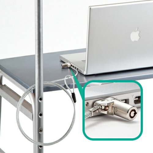 超小型シリンダセキュリティ（eセキュリティ） 簡単取付け、一体型 簡易パッケージ仕様 サンワサプライ..