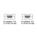 RS-232Cケーブル モデム・TA用 3m DOS/Vパソコンとモデム・TA等の周辺機器、または切替器を接続する KR-M3 サンワサプライ 送料無料 新品 3