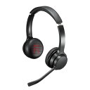 Bluetoothヘッドセット 両耳タイプ 単一指向性 柔らかいイヤーパッド 40時間以上使える MM-BTSH62BK サンワサプライ 送料無料 メーカー保証 新品
