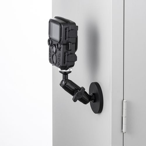 マグネット取付け式カメラマウント 短アーム 強力マグネットで支柱や壁面に取り付けできる 2関節 VEH-CMMG1 サンワサプライ 送料無料 新品 2