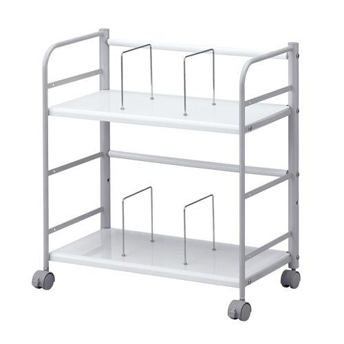 ファイルワゴン A4ファイルを2段で収納角度変更ができる WG-301N サンワサプライ 送料無料 新品