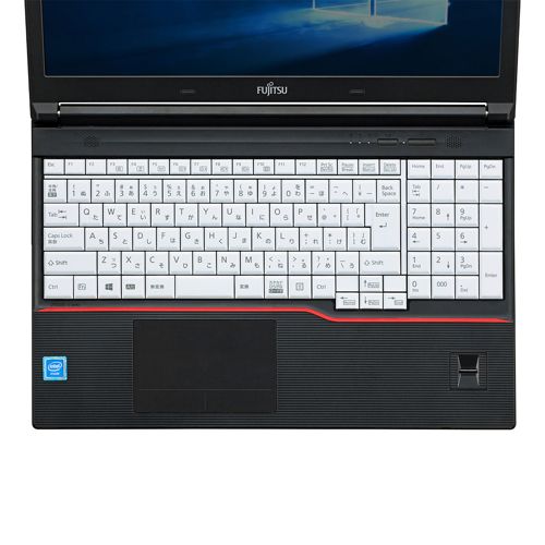 ノート用キーボードカバー 富士通 LIFEBOOK Aシリーズ用 日本語テンキー付き FA-NLIFEA2W サンワサプライ 送料無料 新品
