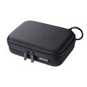 セミハードガジェットケース Mサイズ モバイルバッテリーやアダプタなどの小物をまとめて整理収納 IN-HDAD1BK サンワサプライ 送料無料 新品