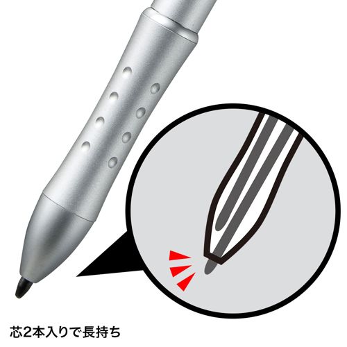 入力ペン シルバー 入力ペンのみの機能を持つシンプルタイプシルバー PDA-PEN14N2 サンワサプライ 送料無料 新品