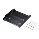 HDD/SSD変換マウンタ 5インチベイに2.5インチSSD/HDDを2台、または3.5インチHDDを1台取り付けできる TK-HD2 サンワサプライ 送料無料...