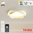 【5年保証】シーリングライト おしゃれ 北欧 LED 調光調色 かわいい 和室 洋室 子供部屋 リモコン LED対応 照明器具 4畳 6畳 8畳 10畳 シャン...