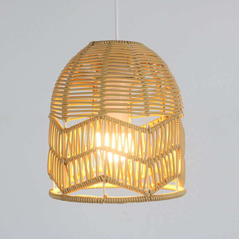 【5年保証】ペンダントライト ダイニング 藤 ラタン編み 和モダン 和風 ダクトレール用 ナチュラル アンティーク led E26 天井照明 1灯 おしゃれ 吊下げ灯 照明器具 手作りライト シンプル デザイン インテリア照明 料理屋 書斎 和室 人気 提灯 キッチン 玄関 光 影