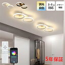【5年保証】シーリングライト おしゃれ 北欧 円型 小型 LED 調光調色 和室 洋室 子供部屋 リモコン 照明器具 4畳 6畳 シャンデリア 引掛対応 可愛い...